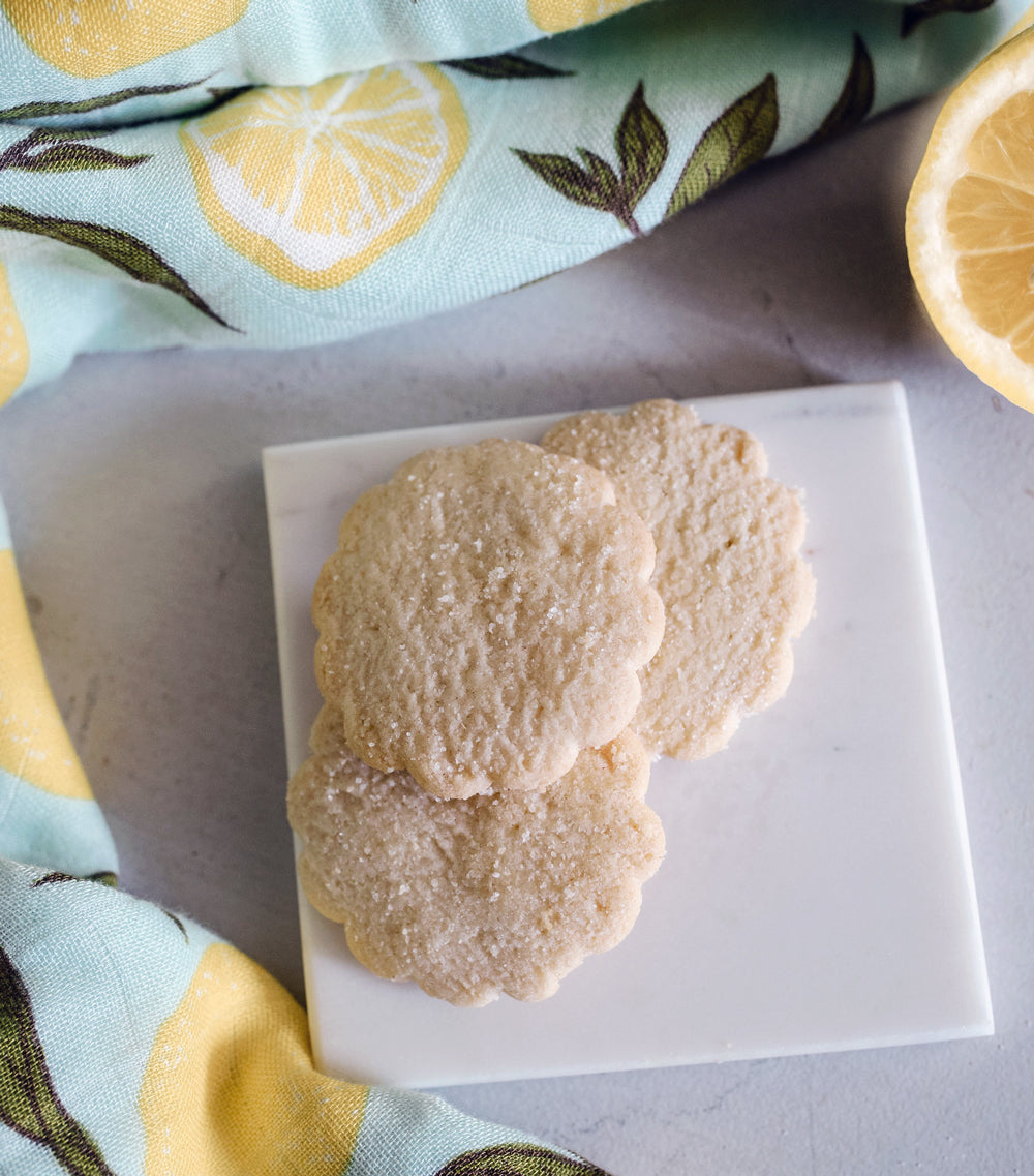 Feature image of Seasweep Lemon Shortbread cookies