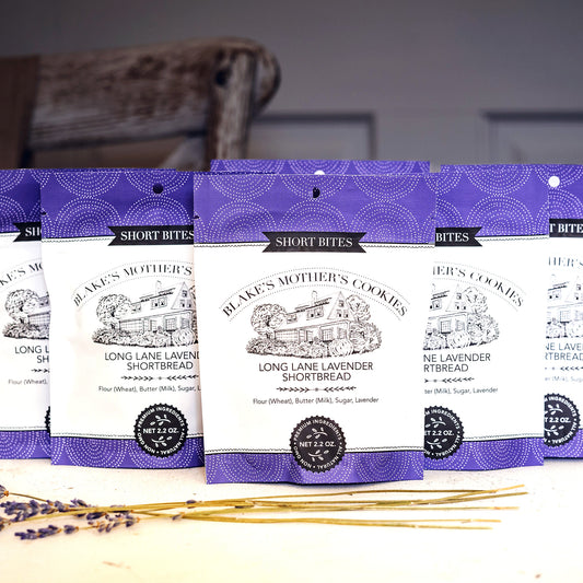 Six 2.2 oz. pouches Long Lane Lavender Short Bites