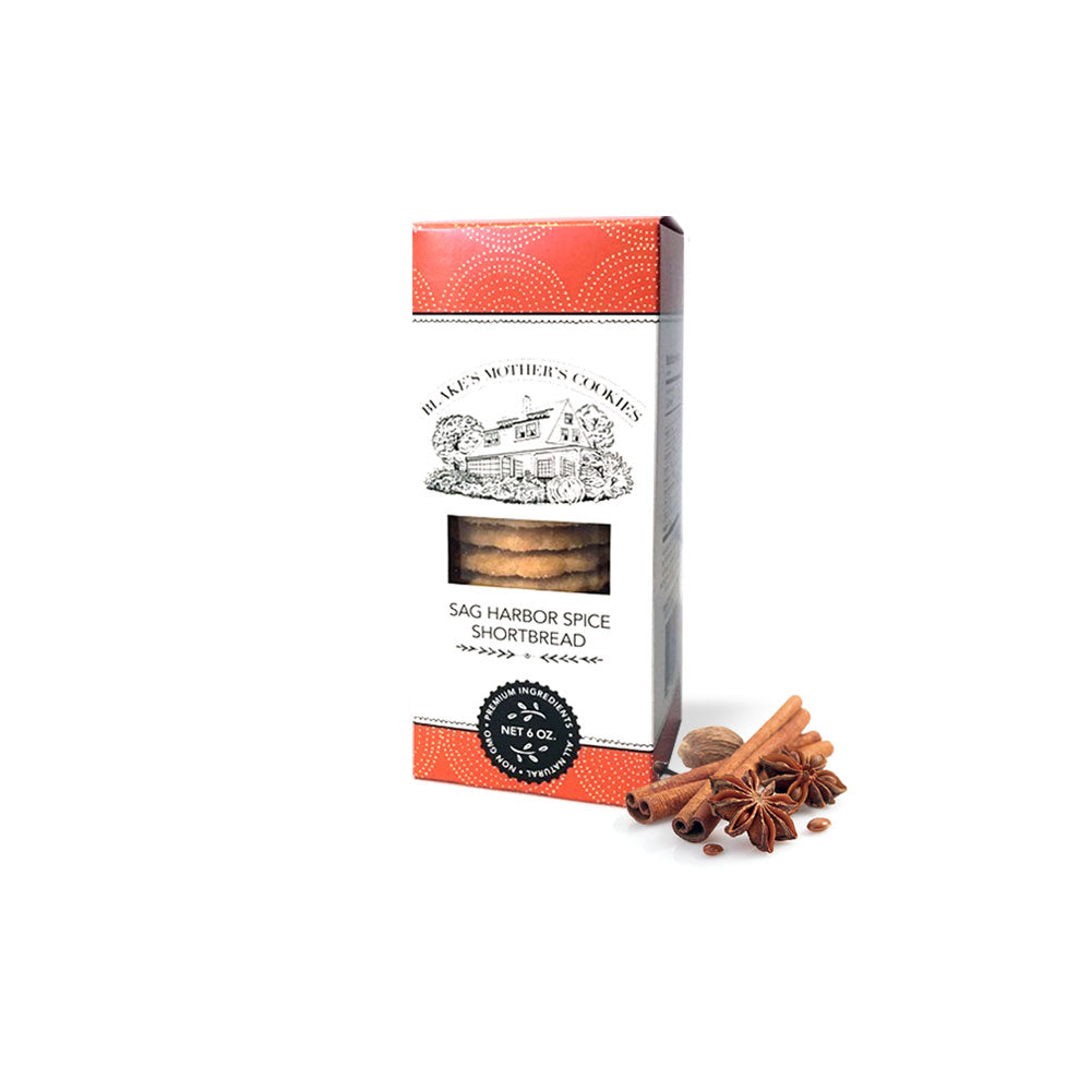 Blake's Mother's Cookies 6 oz. box Sag Harbor Spice Shortbread